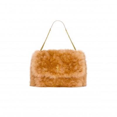 YSL NIKI OVERSIZED IN SHEARLING 7558579655234 (47*34*16cm)